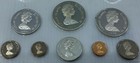 1974 Cayman Islands Queen Elizabeth Ii Proof Set Of 8 Coins 3 Are Silver I116941