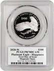 2020 W  100 1oz Proof Platinum American Eagle Pcgs Pr70 Dcam Fdi Coin