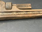 Vintage antique Ridgid Ridge Tool 24    Steel Pipe Wrench Pat  1727623