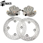 Rear Brake Calipers   Brake Rotors For Yamaha Grizzly 700 Yfm700 4x4 2007-2020