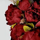 Burgundy 2 Bouquets 19  Silk Peony Flowers Artificial Floral Bushes Party Events