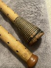 Antique Vintage Wooden Industrial Beehive Bobbins Spools Lot Of 2