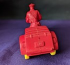 Vintage 1950 s Auburn Rubber Red Police Motorcycle Trike Very Clean     