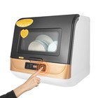 Compact Countertop Dishwasher Portable Mini Dish Washer 4 Washing Programs 110v
