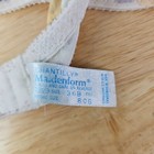 Maidenform Vintage Underwire Rose Ivory Purple Pink Chantilly Bra 7329 36b