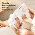 Baby Hand   Footprint Keepsake Frame Kit Newborn Photo Gift Quick Dry Clay