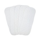 5pcs Cotton Cloth Baby Diapers Inserts Liners 3 Layers Reusable Newborn Nappy D
