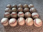 Lot 20 Used Baseballs Batting fielding Practice  Diamond Rawlings Wilson Dick   s 