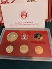 2001 Us Mint Silver Proof Set  10 Coins  Original Box And Coa