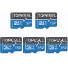 Topesel Ultra Micro Sdhc Tf Card 16gb C10 Memory Card Sd Card For Pc Camera Lot