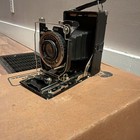 Vintage 1936 Kodak Compur Recomar 18 Lens F 4 5 105mm Folding Film Camera case