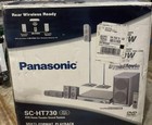 Panasonic Sc-ht730 5 1 Channel Home Theater System rear Wireless Ready 5 Cd Dvd