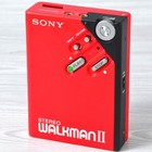 Sony Walkman Wm-2 Portable Cassette Player Red Case Included Repaired Ty346