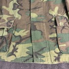 Vintage 1960s Vietnam Era Slant Pocket Wind Resistant Poplin Camo Jacket Med