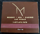 M Resort Casino Henderson Full Unstruck 30 Strike Matchbook
