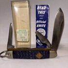 Vintage Official Cub Scout Blue Pocket Knife No  1885 Camillus Bsa W Paper Box