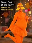 Teemotutu Orange Jumpsuit Halloween Costumes Set  s 