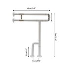 Toilet Grab Bars Tub Rail Safety Handrails Handicap For Bathroom Hand Grips New