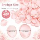 200 Pcs Fake Rose Petals For Wedding  Pink Silk Flower Petals For Wedding  Ro   
