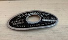Slingerland 70s Vtg Black Silver Niles Oval Badge Snare Tom Bass Drum Ser 99200