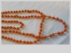 Vintage Unusual Very Old Small Coral Beads Necklace Knotted 50 