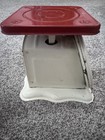 American Family Scale Vintage Mechanical Kitchen Scale Analogue Red white Metal