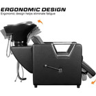 Backwash Unit Barber Shampoo Station Chair Bowl Sink Salon Spa Beauty