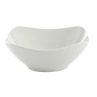 12 Piece Dinnerware Set Ceramic Plate Bowl Dishes Square Dinner Plates White