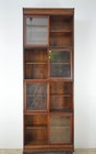 Antique Four Section Sliding Glass Oak Danner Barrister Bookcase