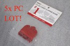 5x Genuine Wahl  1 3114-603 1 8    3 0mm Pro Red Plastic Clipper Guide Attachment