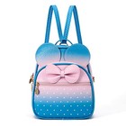  Girls Mini Backpack Bowknot Polka Dot Cute Small Daypacks Pink blue