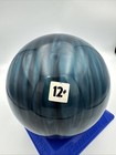 Vintage Ebonite Galaxie 300 Undrilled Blue Green Tone Swirl Bowling Ball 12 Lbs