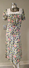 Vintage 1930 s-40 s  fashion Frocks  Floral Print Dress
