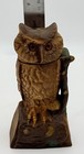 Book Of Knowledge - Reproduction Cast Iron Mechanical Owl Bank W box