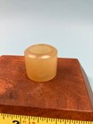 Antique Jade Archers Ring  1 3 16  Diameter  Flawed