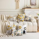  Boho Floral Tufted Decorative Throw Pillow 18  X 18   pack Of 1  Flower E