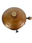 Spring Switzerland Copper Fondue Pot Cast Iron Stand Burner Lid 4 Piece Set
