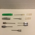 2 Vtg Veterinary Syringes And Needles B-d Champion imperial-10 Cc -free Shipping