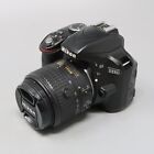 Nikon D3300 Dslr Camera - Black  kit W  Af-s Dx Vr 18-55mm Lens  - 33k Clicks 