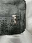 Bible Cover Vintage 90   s Black  Spiritual cross Zippers multiple Pockets Unique