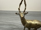 Vtg Unbranded Brass Reign Deer Spotted Buck Doe Figures Mcm Taiwan 6 