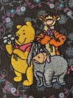 New Vintage Disney Winnie The Pooh Embroidered Tri-fold Wallet Tigger Eeyore