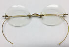 Antique 10k Gold Spectacles W  Case