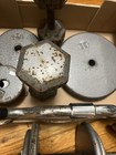 Loose Weights Dumbells Curling Bar