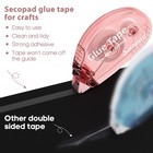 Secopad Scrapbook Tape 0 3in X 40ft Glue Tape  6 Pack 0 3in X 40ft  Clear
