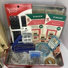 Vtg 1983 Singer World Wide Media Sewing Fold-out Carry Case Organizer   Accessor