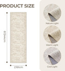 Rug Runners For Hallways Non Slip - 2x8 Runner Rug For Bedroom  Washable Runner