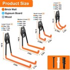 Fosiweelo Garage Hooks 12 Pack Garage Hooks Heavy Duty  Garage Storage System   