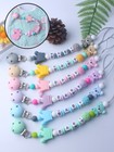 Dummy Clips Silicone Pacifier Holder Soother Chain Baby Shower Gifts   