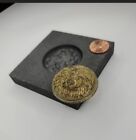 Deco Lion Head  3d Graphite Ingot Mold For Gold Silver Copper Tin Melting 